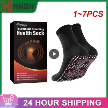 1-7 бр. чифта чорапи за отслабване Шиацу самонагревающиеся чорапи Мъжки и женски самонагревающиеся чорапи за краката