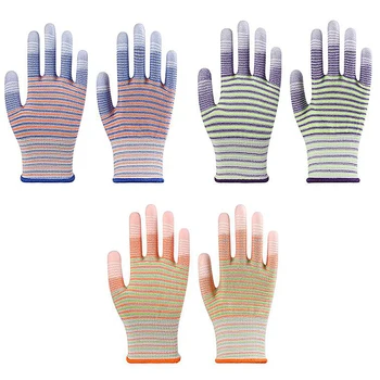 1 Чифт работни ръкавици от изкуствена найлон, Мъжки и женски нескользящие работни ръкавици, износоустойчиви, Работни ръкавици