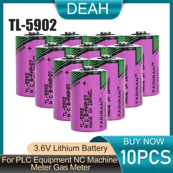 10 бр./лот За с въздух TL-5902 3,6 V 1/2AA ER14250 LS14250 SL350 14250 Основна литиева батерия За зададено измерване на оборудване 