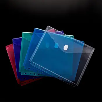11 дупки Прозрачни пластмасови папки с перфорации за документи с формат А4, ръкави, защита на папка за файлове, Хартия, Канцеларски материали