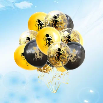 15 бр. балони от латекс за парти в стил Зодия, ден на раждане, Дева