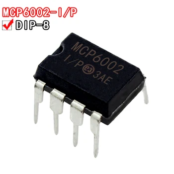 5ШТ MCP607-I/P MCP6002-I/P DIP-8 оперативен усилвател с общо предназначение