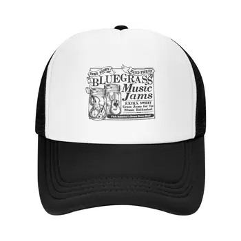 Bluegrass музикален джем-отгледани в домашни условия-се качват на ръка... бейзболна шапка, сладки шапки шофьор на камион, шапка за жени, мъже