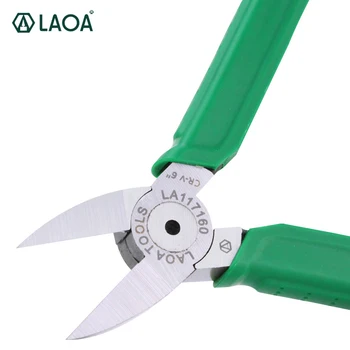 LAOA Cr-V Пластмасови Клещи Диагонални Клещи Cable Ножица За Рязане на Електрически Кабели Странични ножици Бижута Инструмент Електрозахранване