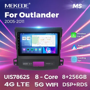 MEKEDE за Mitsubishi Outlander Xl 2 2005-2011 FYT 7862 1280*720 Android 12 Стерео музикален Плейър GPS Навигатор за Коли 2din Главното устройство