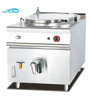 Rm Industriële Elektrische Gas Grote Restaurant Keuken Apparatuur Jacketed Soep Ketel Koken Kokend Pan Pot Set Boiler