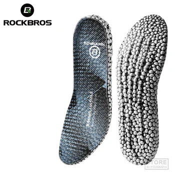 ROCKBROS Туристически стелки за джогинг Унисекс обувки от изкуствена пяна с оризови частици, Меки Дишащи, които предпазват коленете Шаблони за краката
