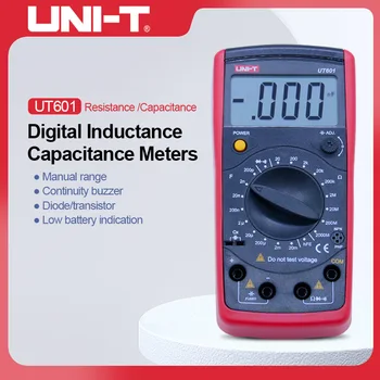 UNIT UT601 UT603 Цифров Измерител на капацитет на Съпротива Индуктивност, Диоден компонент Кондензаторен тестер с диодным сигнализатором приемственост