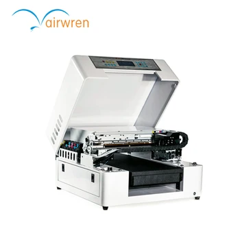 UV принтер DTF Airwren, автоматична високоскоростна печатна машина за стъклени бутилки и метални калъфи за телефони, формат А3