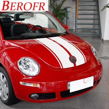Автомобилен Стайлинг на предния Капак, покрив и Заден багажник, Комплект Ленти, етикети, стикери винил За Volkswagen Beetle 2002-2006 Година Аксесоари
