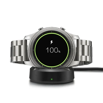 Безжично Зарядно Устройство за Samsung Galaxy Smart Watch 42/46 Мм, док-станция За Бързо Зареждане на Samsung Gear S3, S2, Аксесоари За Часовници
