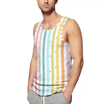 Гореща разпродажба 2023, върховете на бретелях с 3D принтом, мъжки летни модни ежедневни ризи без ръкави, тениска в стил Харадзюку, градинска облекло