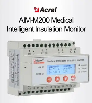 Двухпозиционный релеен изход IEC AIM-M200 Устройство за контрол на изолацията за ИТ системи / Устройство за контрол на електрическата изолация