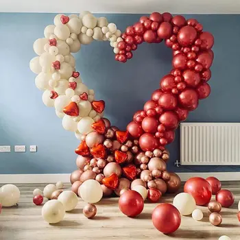 Декорация на Сватбена Арка във формата на сърце, Поставка за цветя, държач за балони на открито, украса за парти със собствените си ръце