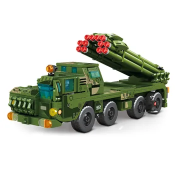 Детска развитие на играчка Градивен елемент 207204 Торнадо Дальнобойная ракети, Артилерия Момче Военен модел Бижу за Подарък