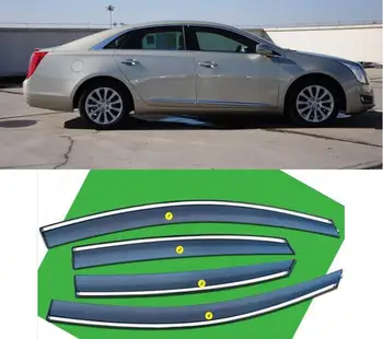 За Cadillac XTS 2013-2021, Автомобилен Стайлинг, Хромированное прозореца на колата, козирка, за защита от Дъжд, Защита от Слънце/Дъжд, външно боядисване YJD
