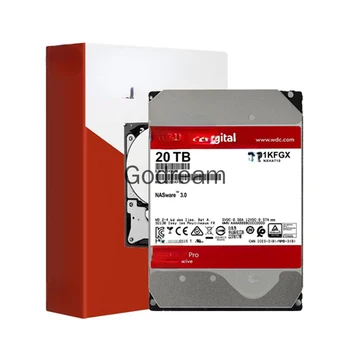 За Western Data Оттичане 3,5-инчов мрежово устройство за съхранение NAS WD201KFGX 20T Red Disk Pro твърд диск с капацитет от 20 TB