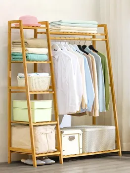 Закачалка за дрехи от етаж на етаж, закачалка за дрехи в спалнята, рафт за домашна употреба