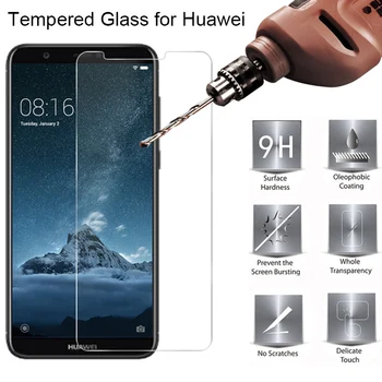 Защитно Стъкло за Huawei P10 Lite Plus HD Screen Protector за Huawei P8 P9 Lite 2017 P9lite 2016 P6 P7 Филм от закалено Стъкло