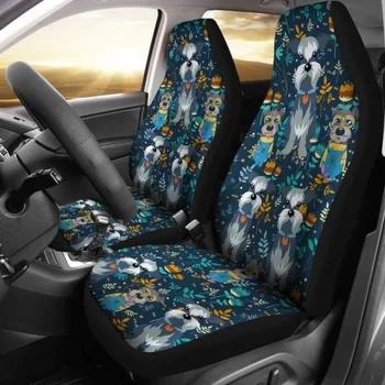 Калъфи за автомобилни седалки шнауцера 01, Опаковки от 2 Универсални защитни покривала за предните седалки