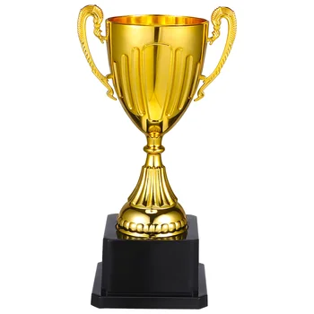 Купа-трофей за състезания, златна награда, подаръци Goldendoodle в чест на спортни пластмасови футбол