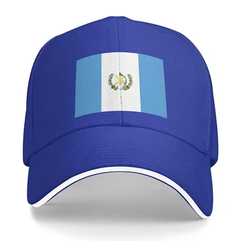 Лентата за инструменти, бейзболна шапка Унисекс с флага на Гватемала, подходящ за мъже и жени, Регулируем шапка за татко, шапка за сандвич