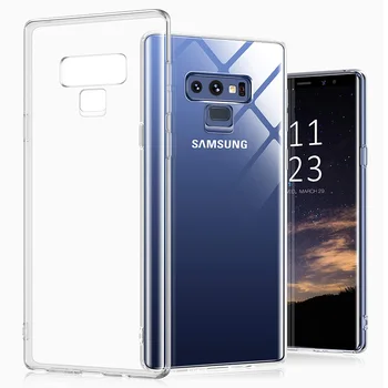 Луксозен Мек Прозрачен TPU ултра тънък Калъф за Телефон Samsung Galaxy Note9 Note 9 GalaxyNote9 Прозрачна Силиконова Делото