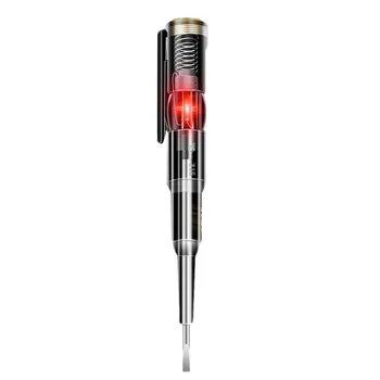 Многофункционална индукционная тест писалка B09 С подсветка, тестер с една лампа, Винтоверти, електрически сензор за ток, тест молив