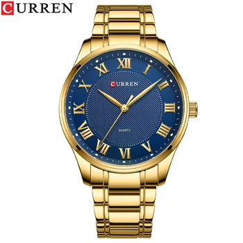 Модерен темперамент, мъжки луксозни модни дизайнерски Златни Мъжки часовници, богат на функции мъжки часовник от висок клас Relogio Masculino