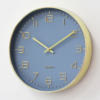 Модерните Стенни часовници за всекидневна, Кварцов Необичайни Стилни Цифрови Кръгли Стенни Часовници, Прост Дизайн, Творчески Orologio Da Parete Home Decor