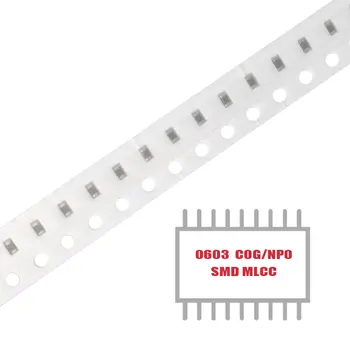 МОЯТА ГРУПА 100ШТ SMD MLCC CAP CER 4.1 PF 50V NP0 0603 Многослойни Керамични Кондензатори за Повърхностен монтаж на разположение на склад