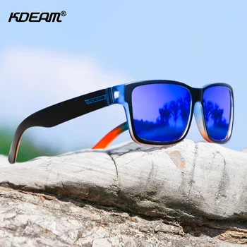 Нов Спортен Марка KDEAM 2023, Свежи Летни Модни Поляризирани Слънчеви Очила с UV400, Мъжки Стръмни И Освежаващи Очила За Шофиране, Риболов, Партита