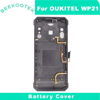Нова Оригинална Задния капак на отделението за батерията OUKITEL WP21, долна участъка с приемник, аксесоари за пръстови отпечатъци За смартфон Oukitel WP21