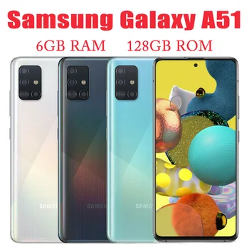Оригинален Отключени Samsung Galaxy A51 5G A516B/DS с две Sim-карти Глобалната версия на 6,5 