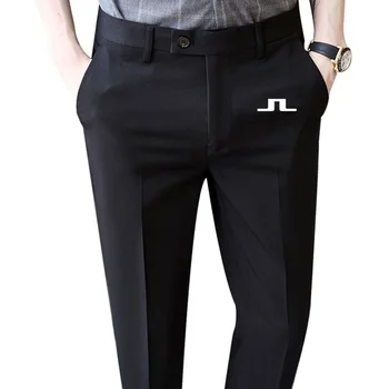 Пролетно-летни панталони за голф, мъжки висококачествени бизнес ежедневни панталони, корейската версия, оборудвана директен костюм и квалификация