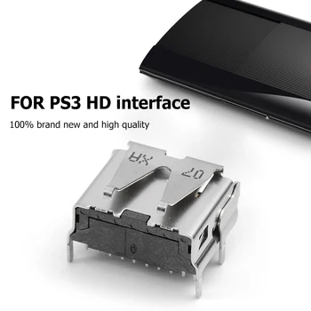 Професионален супертонкий интерфейсен конектор с пристанище за PS3 3000/4000, резервни части, метална Интерфейс, съвместим с HDMI