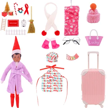 Розова серия Кукла Елф Общи Мультяшная Плюшен Играчка, Подходяща За Кукли 30 см от Ново Поколение За Момичета, Коледен Подарък За Рожден Ден