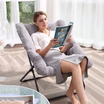 Слот столове в Скандинавски стил за всекидневната, за почивка, за четене, Сгъваема Мързелив Детски стол, Компютър за кафе, Ергономични столове, Мебели за интериора