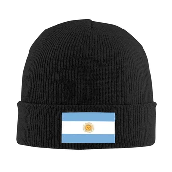 Флаг на Аржентина, Шапка-качулка, Възли Шапки, Мъжки, Женски, Модерен, Унисекс, топли Зимни шапки за възрастни, Шапки