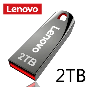Флаш памети Lenovo 2tb Usb 3.0 Мини Висока Метална Стик 1 TB 512 GB Карта Преносим Диск Водоустойчив Memoria Storage U Диск