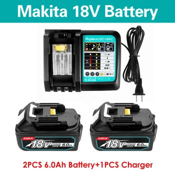 Нов BL1860 18650 Акумулаторна Батерия 18V 6.0 Ah Литиево-йонна батерия за Makita 18v Батерия BL1840 BL1850 BL1830 BL1860B LXT електрически инструменти